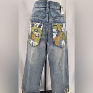 VTG Baggy Pepe Jeans Shorts Mens 34 Style Hip Hop Y2K Logo EUC